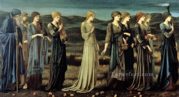 Burne Canvas - The Wedding of Psyche 1895 PreRaphaelite Sir Edward Burne Jones